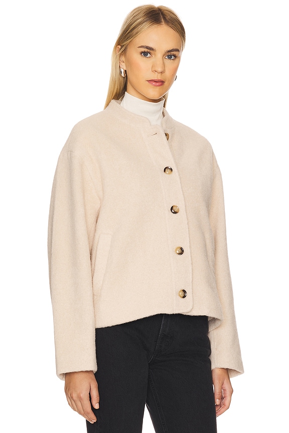 Elodie the Label Elodie Jules Half Coat in Beige | REVOLVE