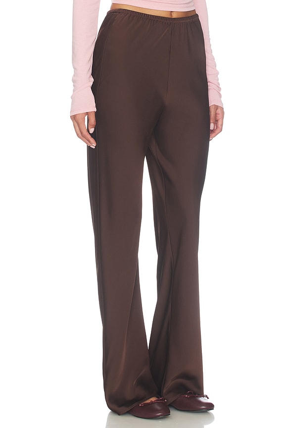view 2 of 6 Row Satin Pant in Espresso