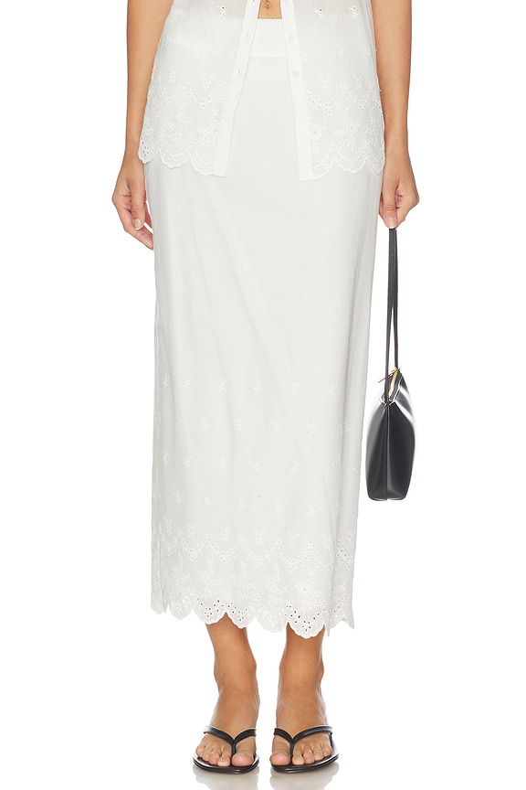 view 1 of 7 Giselle Skirt in Cannoli Cream
