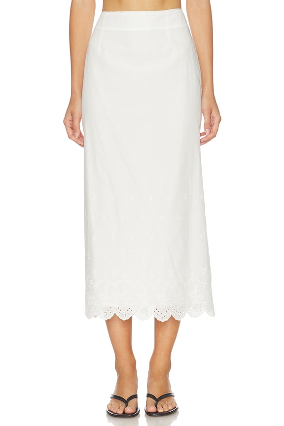 view 2 of 7 Giselle Skirt in Cannoli Cream