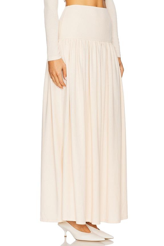 view 2 of 6 Cleo Maxi Knit Skirt in Ecru