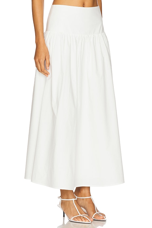 view 2 of 6 FALDA DE POPELINA WREN in White