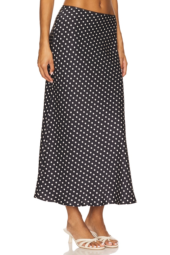 view 2 of 6 Jodie Skirt in Black Ivory Dot