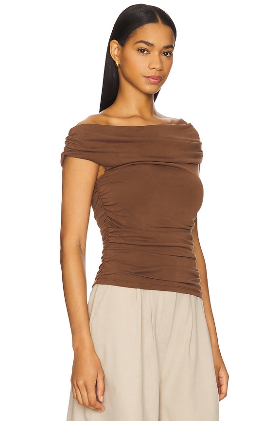 view 2 of 4 Oakley Knit Top in Brown