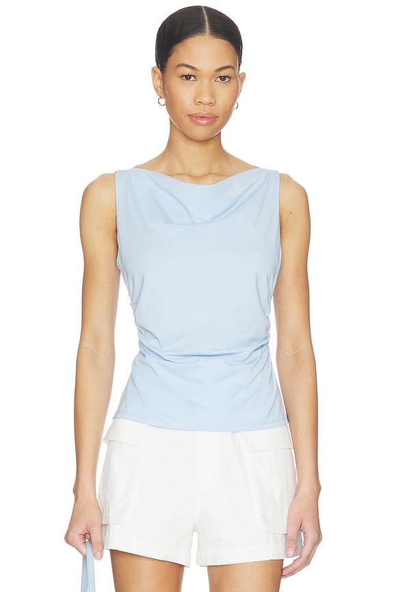 view 1 of 4 Myra Top in Light Blue