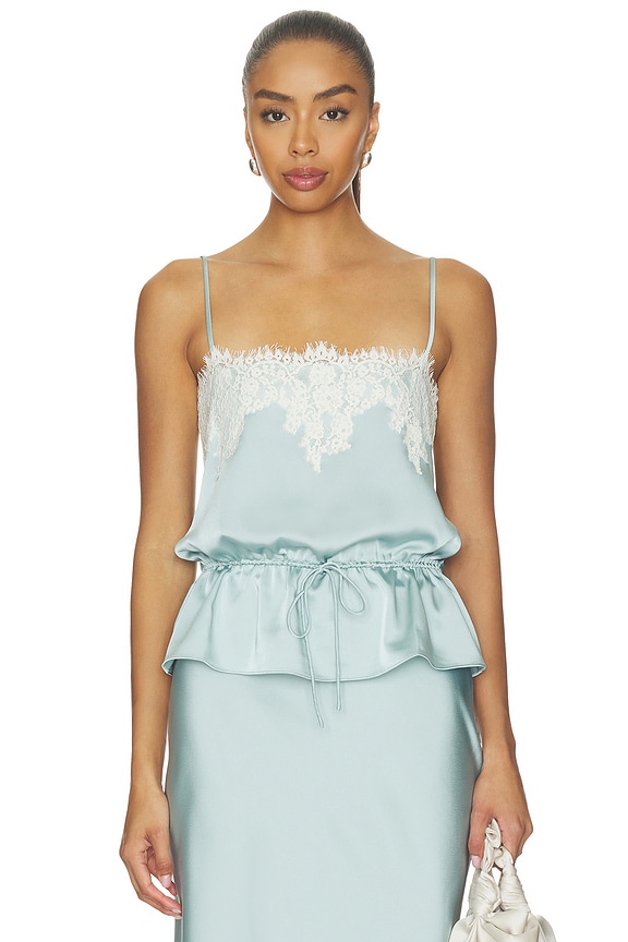 view 1 of 4 Diora Top in Blue Haze