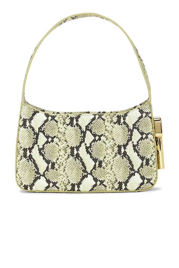 view 2 of 5 Burn Collection Shoulder Bag in Green Python