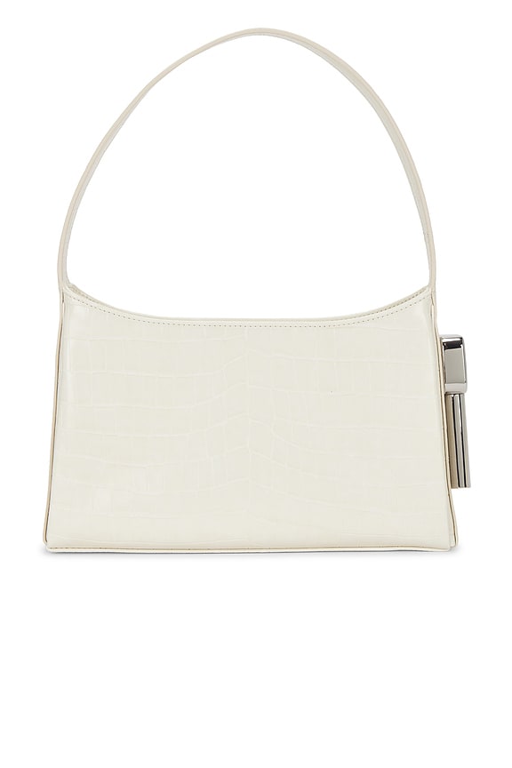 view 2 of 5 SAC PORTÉ ÉPAULE BURN in White