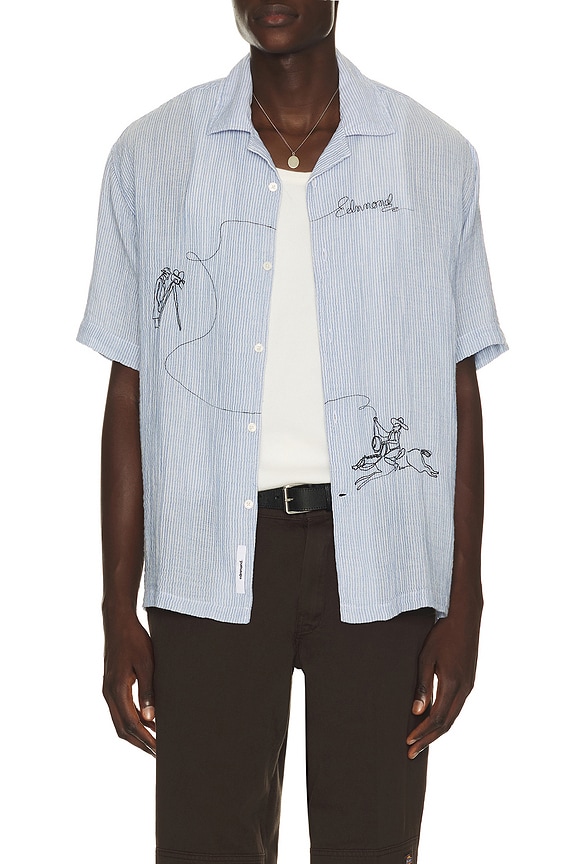 view 1 of 5 CAMISA in Plain Dark Blue