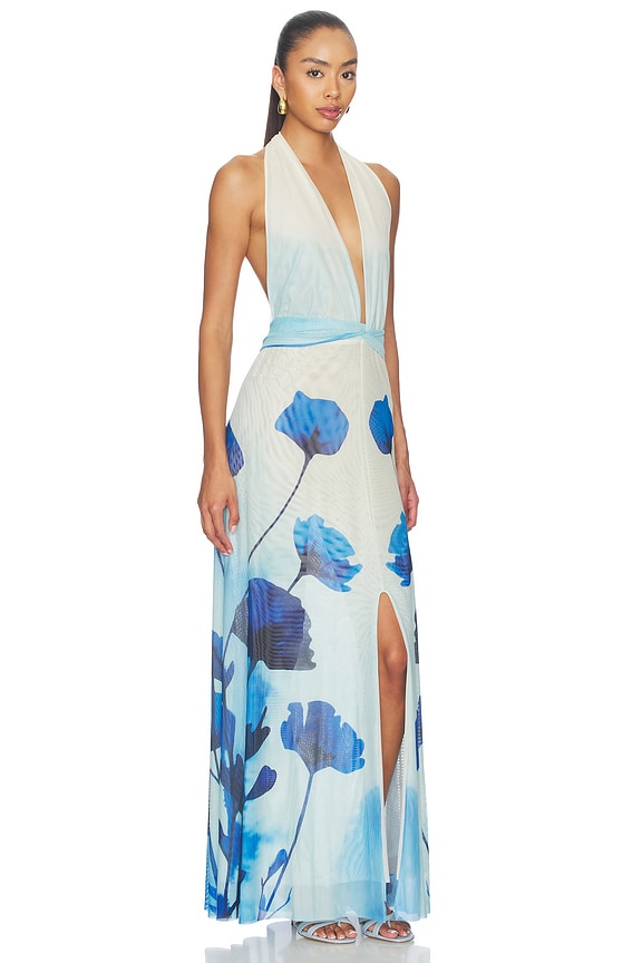 view 2 of 4 Micelia Long Dress in Blue