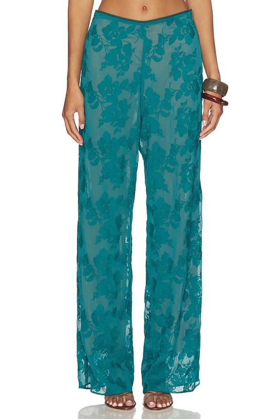 view 1 of 6 Sophie Maxi Pants in Teal
