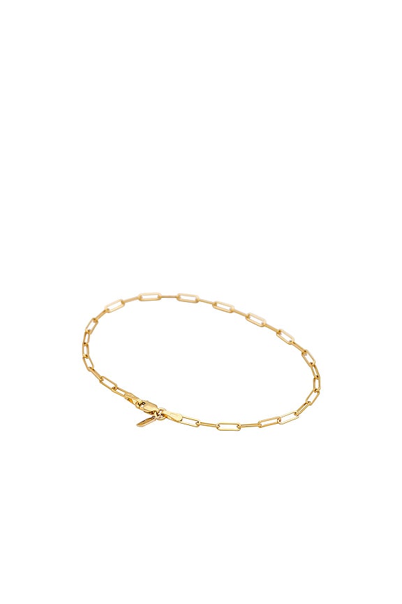view 2 of 3 Mini Lola Chain Bracelet in 14k Yellow Gold
