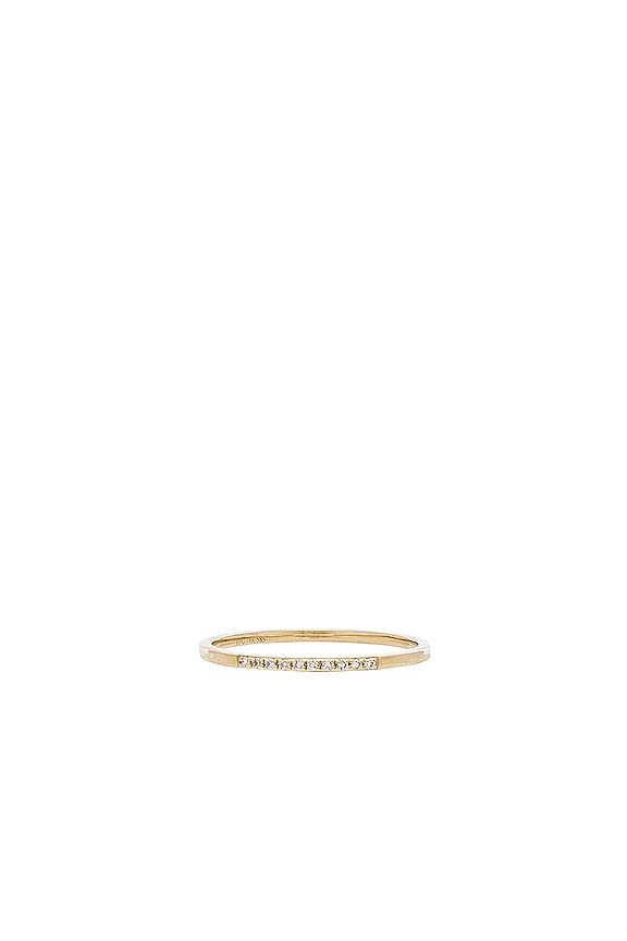 view 2 of 4 Diamond Segment Stack Ring in 14K Yellow Gold