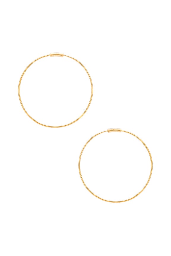 view 2 of 3 The Perfect Gold Hoop Earring in 14K Yellow Gold