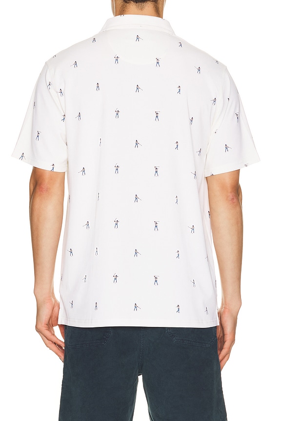 view 2 of 5 Snap Placket Polo in Bright White
