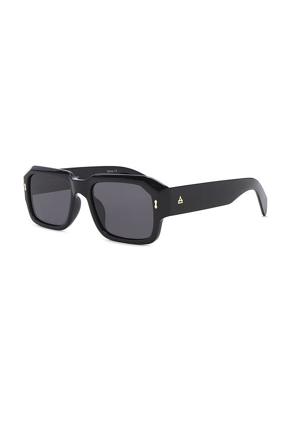 view 2 of 3 PLUTO 선글라스 in Black & Smoke Mono Polarized