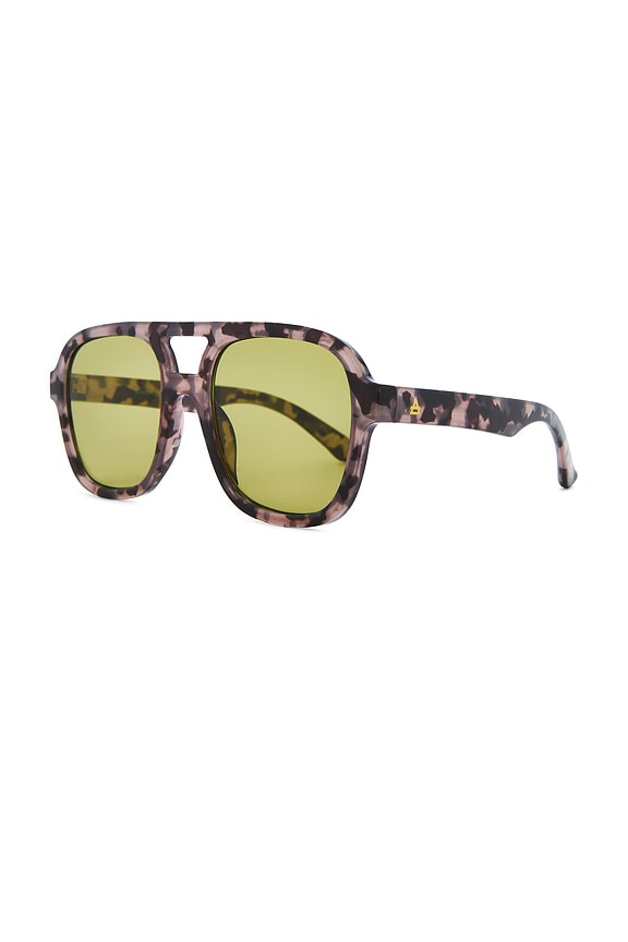 view 2 of 3 LUNETTES DE SOLEIL WHIRLPOOL in Charcoal Tortoise & Sage Tint