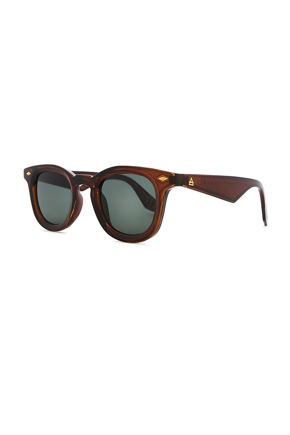 view 2 of 3 LUNETTES DE SOLEIL APERTURE in Toffee & Khaki Mono