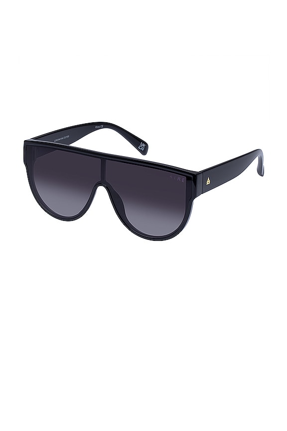 view 2 of 2 CONTINUUM サングラス in Black & Cool Smoke Gradient