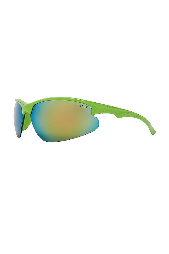view 2 of 3 GAFAS DE SOL CETUS in Lime Green & Pink Mirror