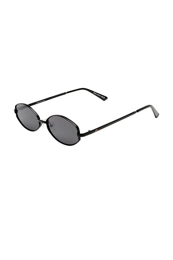 view 2 of 3 СОЛНЦЕЗАЩИТНЫЕ ОЧКИ OBJECTIVE in Black & Smoke Mono