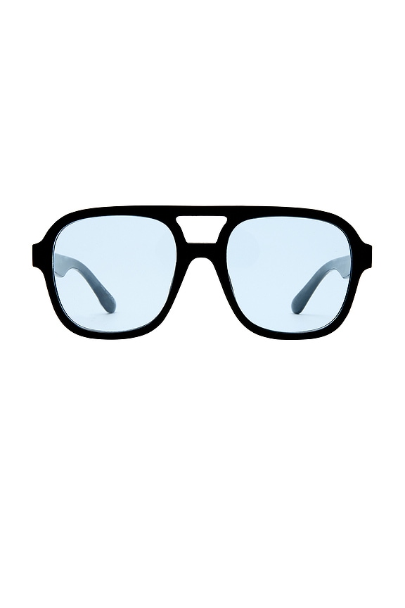 view 1 of 3 LUNETTES DE SOLEIL WHIRLPOOL in Black & Sky Blue Tint