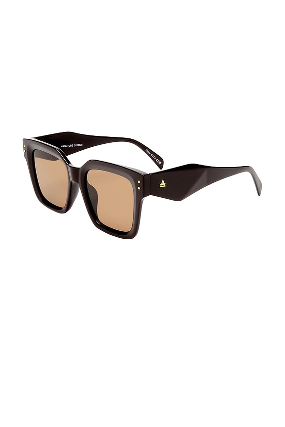 view 2 of 3 GAFAS DE SOL MAGNITUDE in Chocolate & Brown Mono