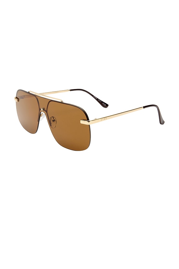 view 2 of 3 Venatici Sunglasses in Gold & Brown Mono