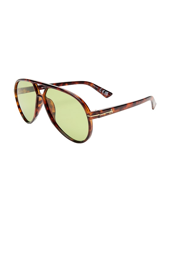 view 2 of 2 LUNETTES DE SOLEIL SKYVEIL in Dark Tort & Moss Tint