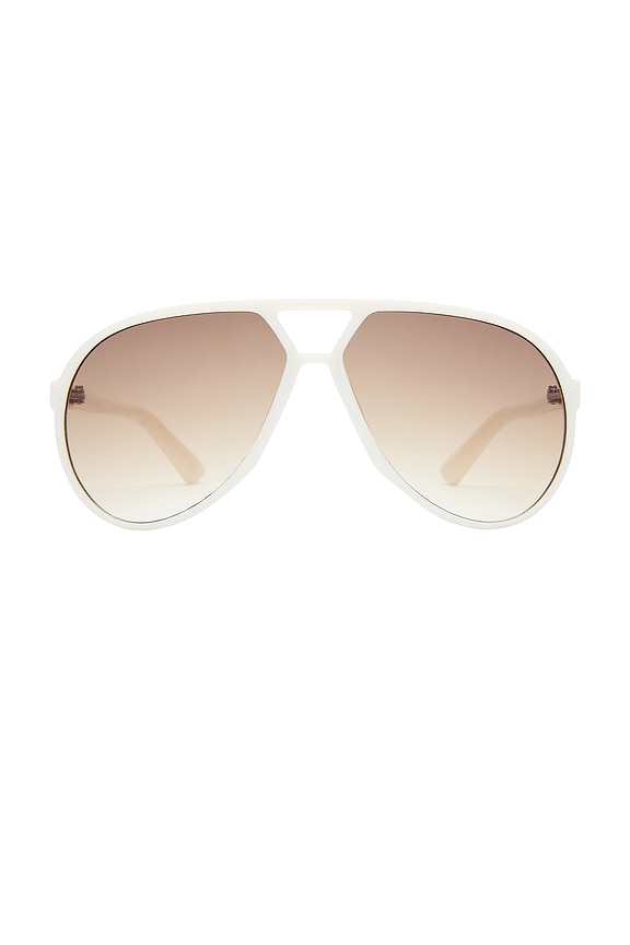 view 1 of 2 LUNETTES DE SOLEIL SKYVEIL in Ivory & Brown Gradient