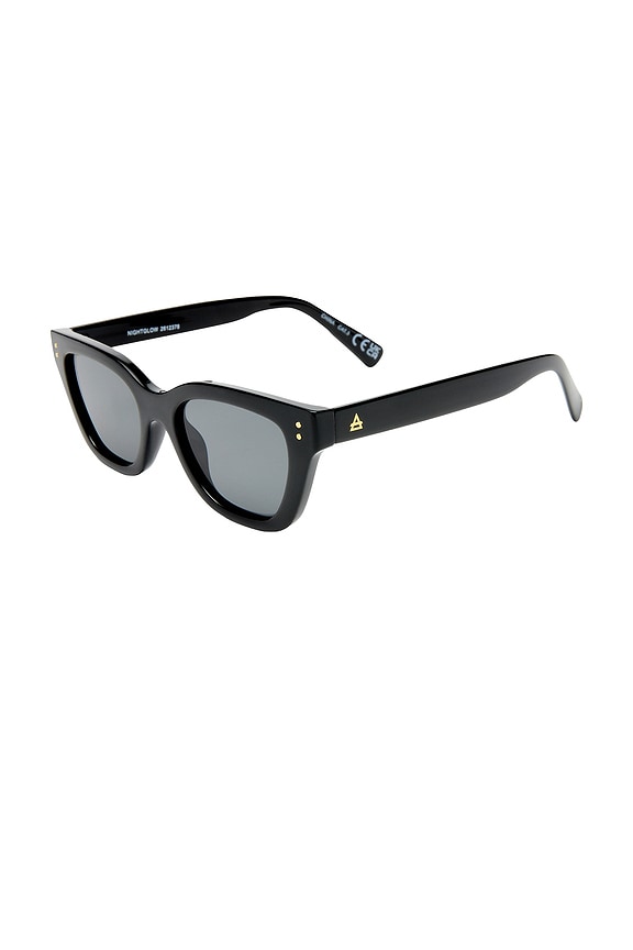 view 2 of 2 LUNETTES DE SOLEIL NIGHTGLOW in Black & Smoke Mono