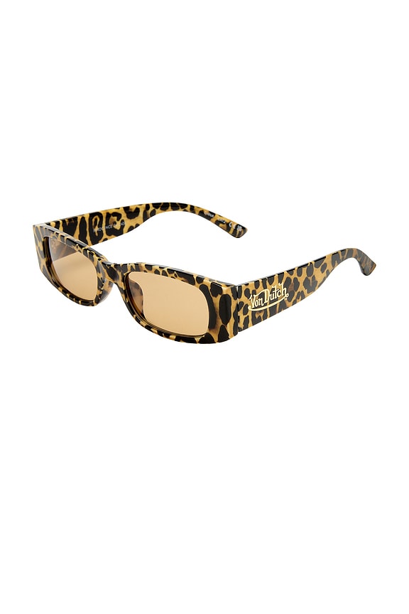 view 2 of 2 X Von Dutch Innocence Sunglasses in Leopard