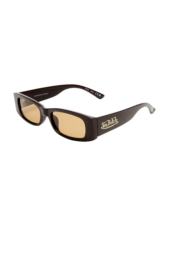 view 2 of 7 X Von Dutch Innocence Sunglasses in Chocolate