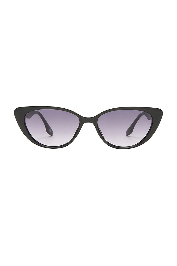 view 1 of 3 Amalthea Sunglasses in Black & Warm Smoke Gradient