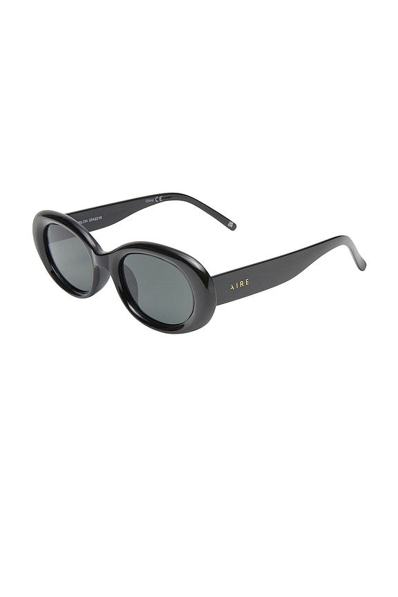 view 2 of 3 Epsilon Sunglasses in Black & Smoke Mono