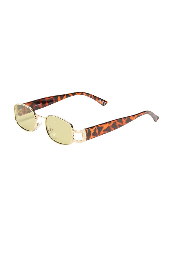 view 2 of 3 Sirius Sunglasses in Gold & Sage Tint