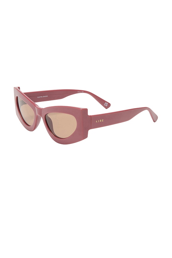 view 2 of 3 Electra Sunglasses in Terracotta & Hazel Tint