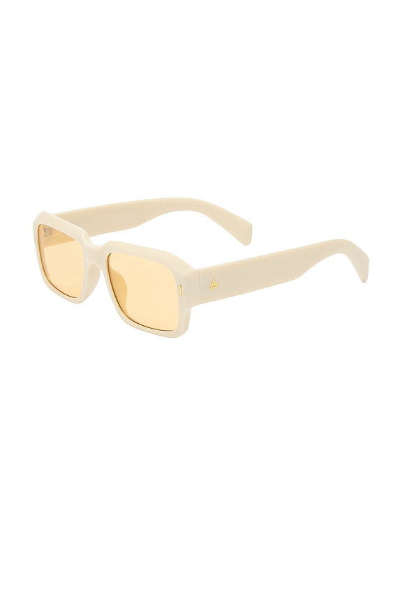 view 2 of 3 Pluto Sunglasses in Ivory & Golden Tint