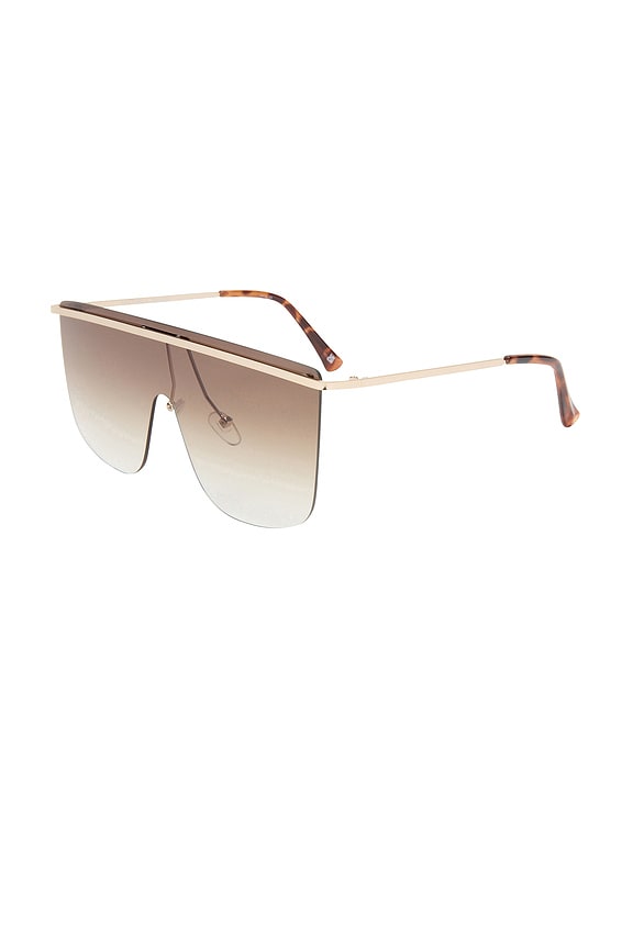view 2 of 3 Arcturus Sunglasses in Gold & Brown Grad