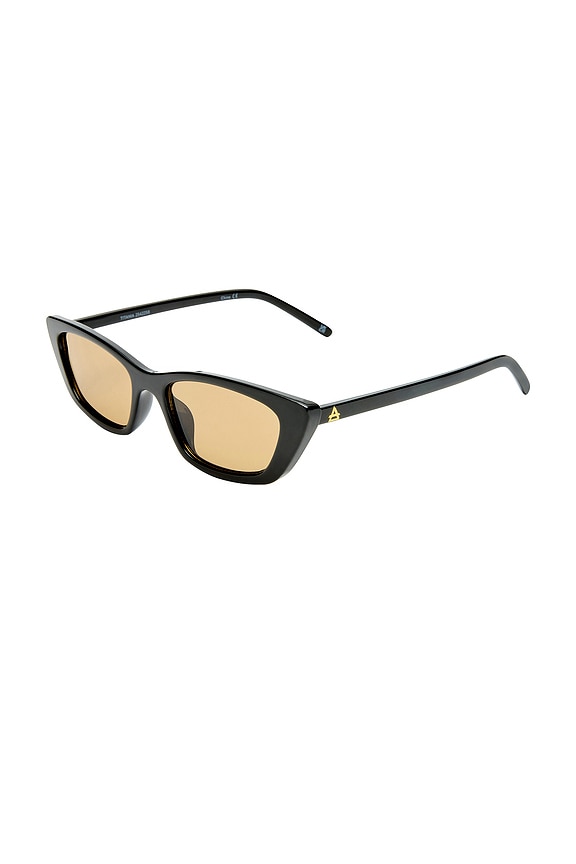 view 2 of 2 LUNETTES DE SOLEIL TITANIA in Black & Tan Tint