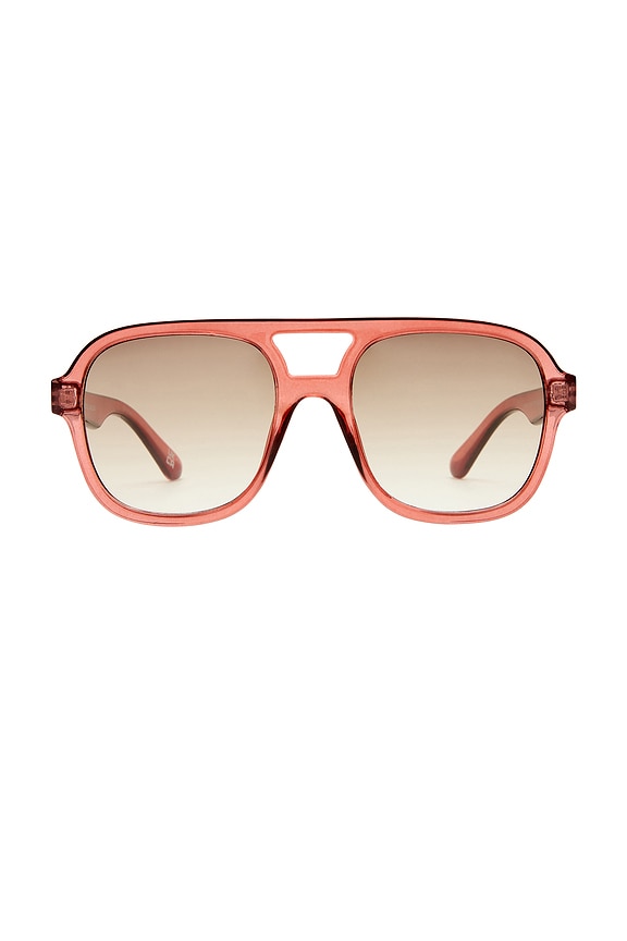 view 1 of 2 Whirlpool Sunglasses in Peach Quartz & Brown Grad