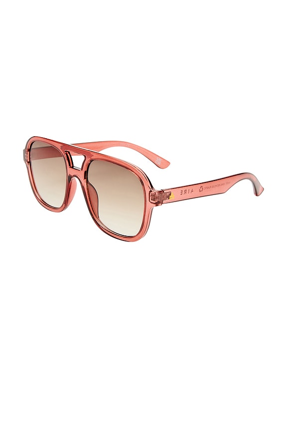 view 2 of 2 Whirlpool Sunglasses in Peach Quartz & Brown Grad