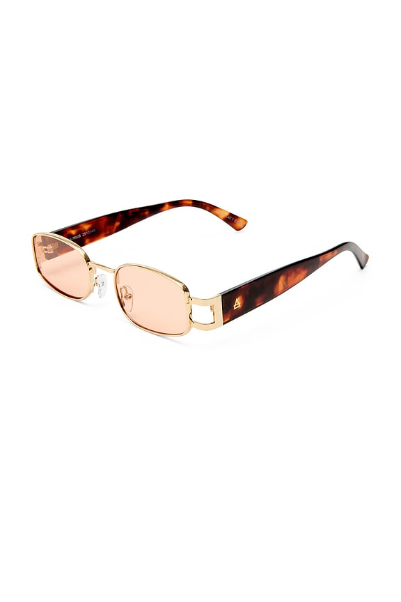 view 2 of 2 Sirius Sunglasses in Gold & Rich Amber Tort