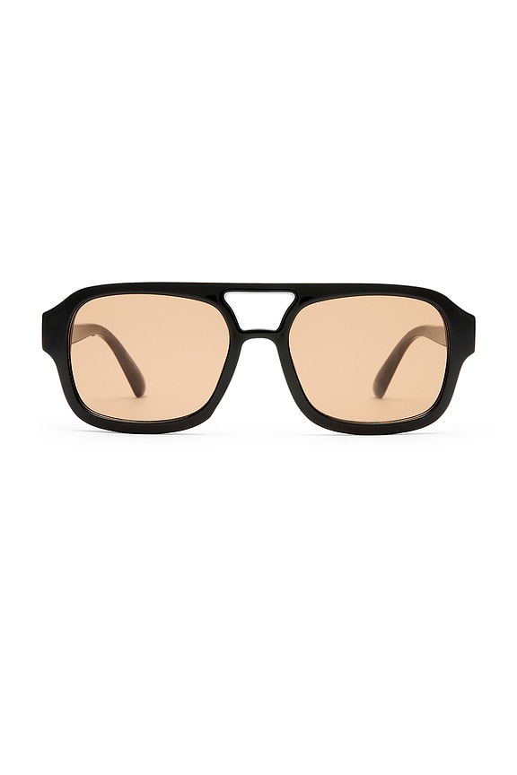 view 1 of 2 Aquarius Sunglasses in Black & Tan Tint