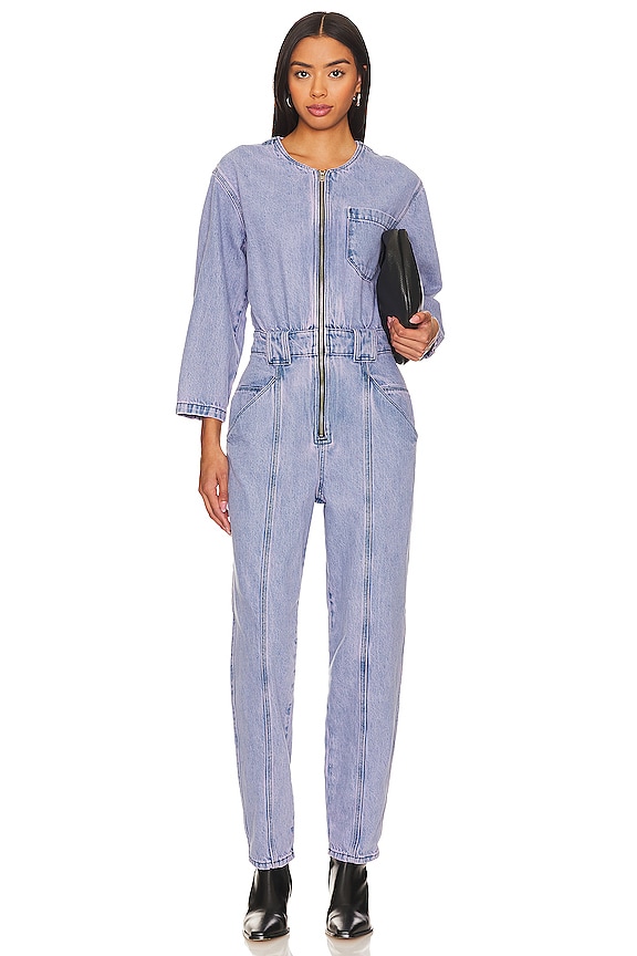 view 1 of 3 Fatima Vintage Jumpsuit in Cyclone Violet