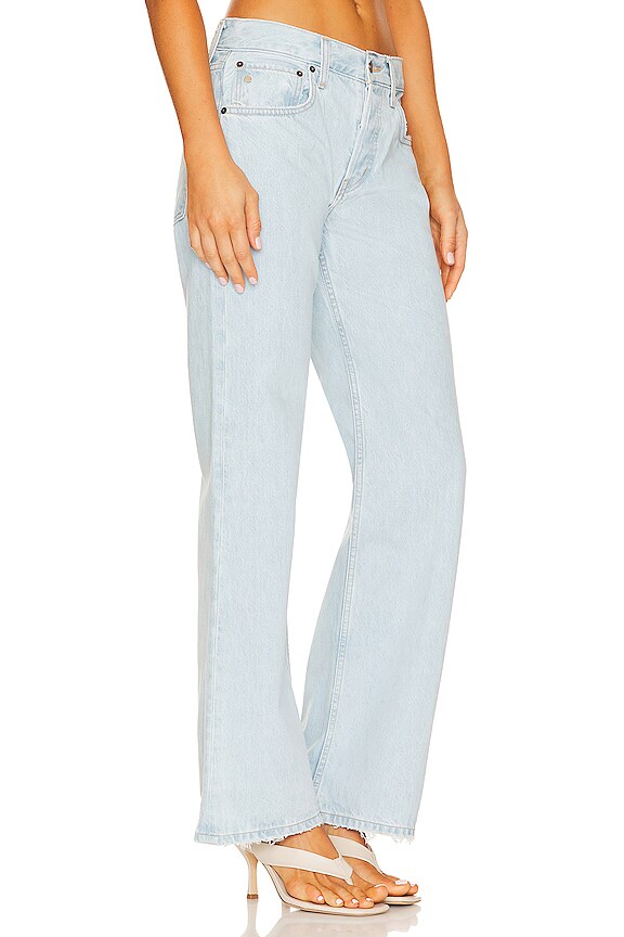 view 2 of 4 Amis Mid Rise Relaxed Boot in Blue Mist