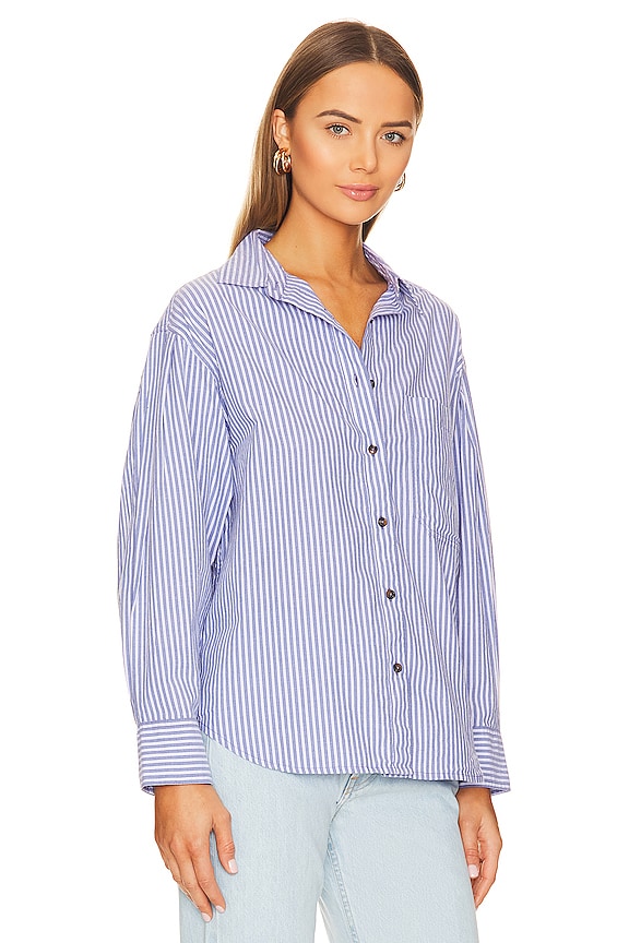 view 2 of 5 CAMISA MALLORY in Salute Stripe