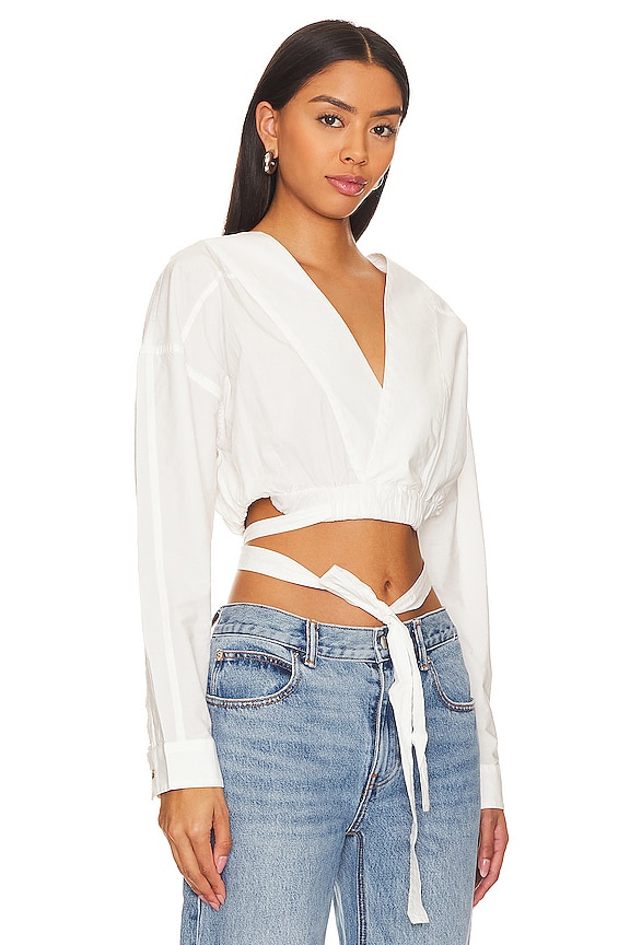 view 2 of 4 TOP CRUZADO APRIL in Cloud White