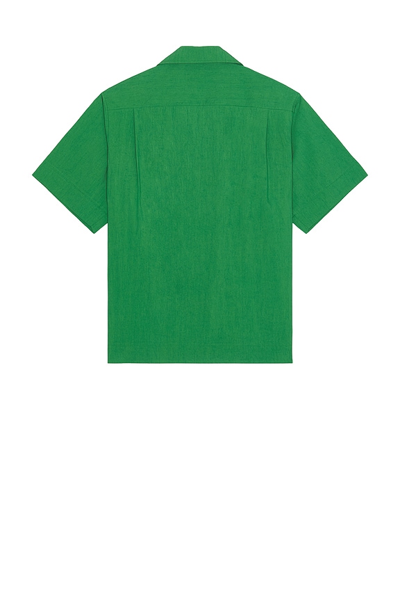 view 2 of 6 Double Pocket Pin Tuck Shirt in Green