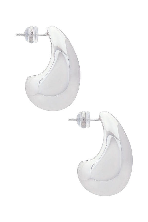 view 2 of 2 PENDIENTES in Silver Plated